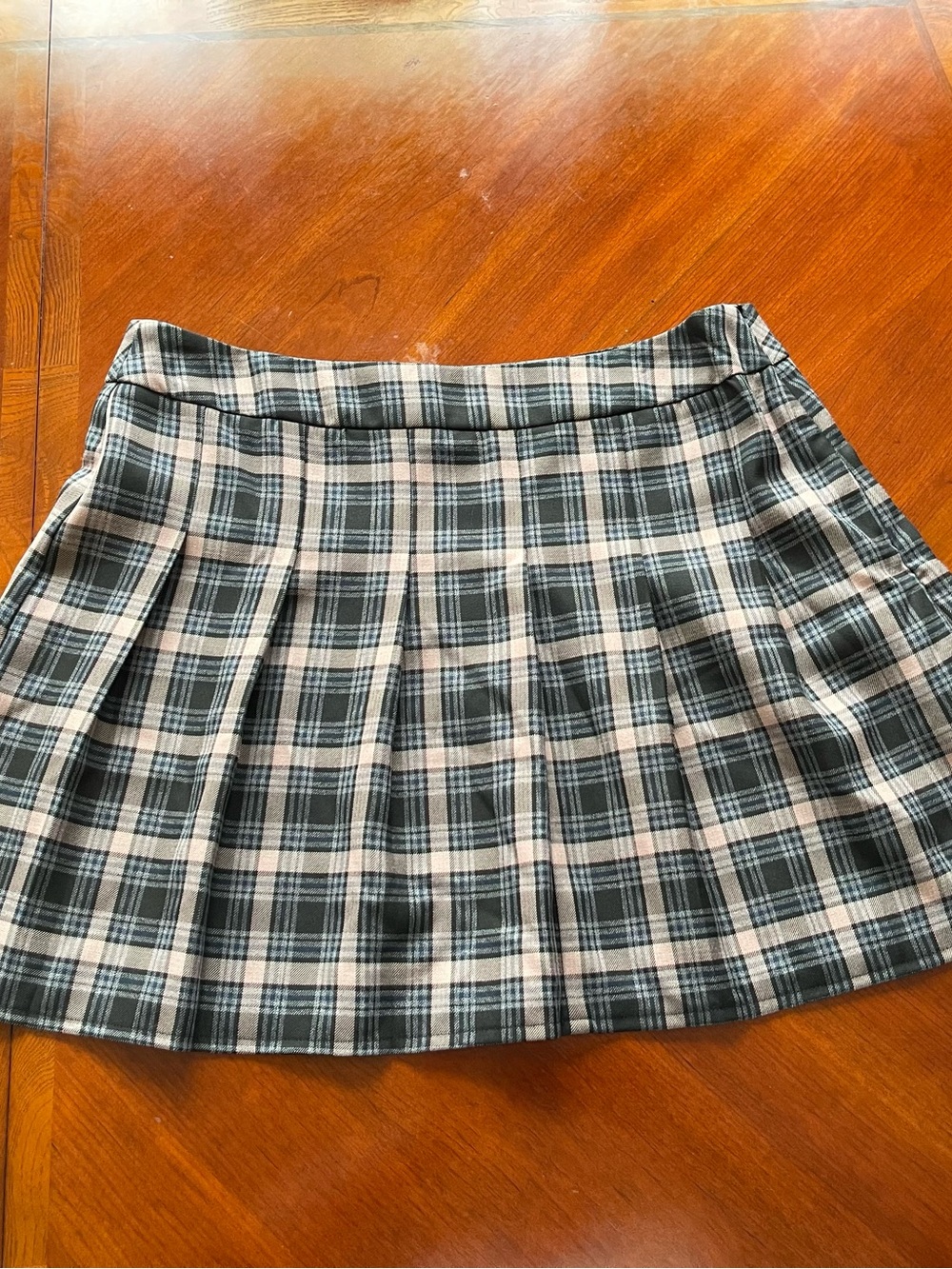 Primark Pleated Plaid Mini Skirt